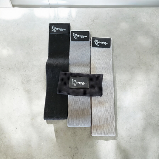 Strength & Stretch Fabric Resistance Bands – Set of 3